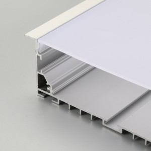 LED-alumiiniprofiili, jossa on PC-hajotin