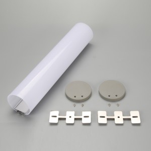 Ripustettu LED-lineaarinen valaisin, jossa 6063 alumiiniprofiili LED-lineaariselle kevyelle kotelolle