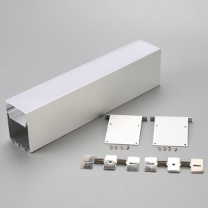 Puristettu alumiininen U-kanavainen LED-nauha lineaarinen profiili