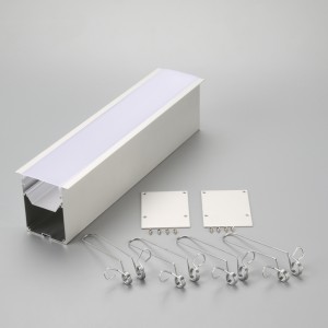 Erittäin tarkka alumiininen U-muotoinen lineaarinen LED-nauhavalon profiili