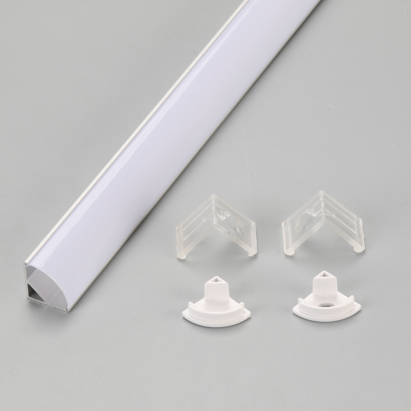 Kulma-alumiinipuristus LED-nauhavalon profiiliin